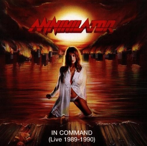 Annihilator In Command: Live 1989-1990 front cover.